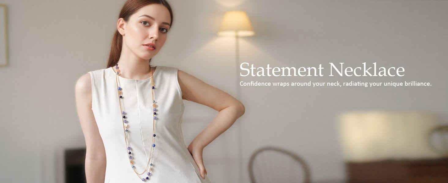 gold statement necklace