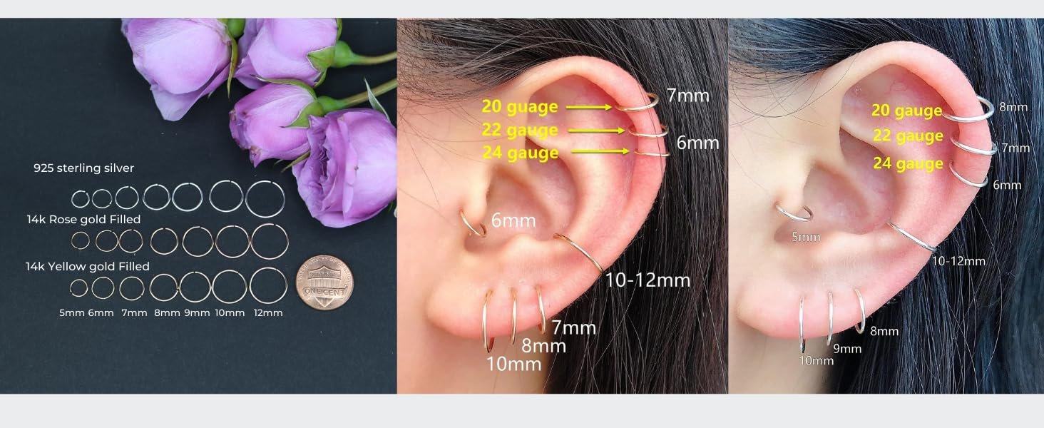 earrings, gold hoop earrings for women, hoop earrings, huggie earrings for women