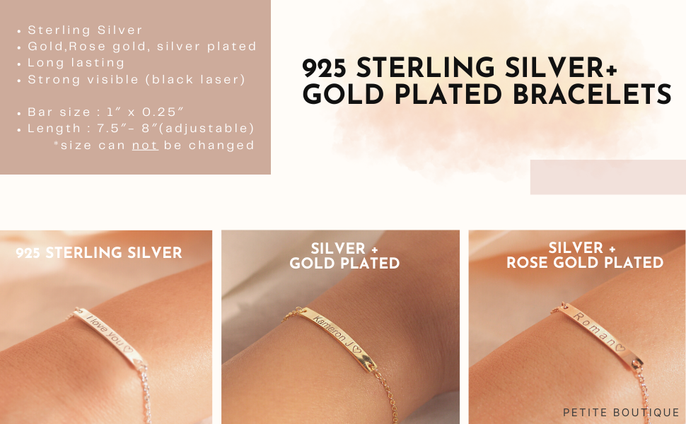 personalized bracelets