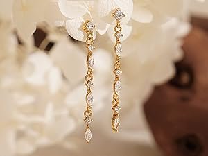 gold plated earrings