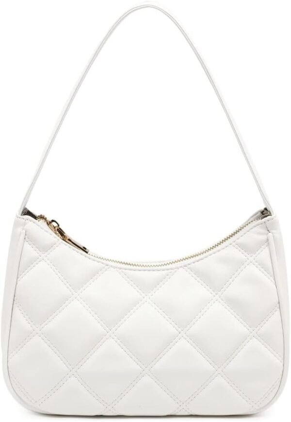 Shoulder Bags for Women, Cute Hobo Tote Handbag Mini Clutch Purse with Zipper Closure