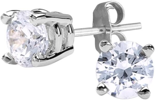 Certified Lab Grown Diamond Stud Earrings 1/2 to 3 cttw (F-G Color, VS2-SI1 Clarity) 14kt Yellow or White Gold