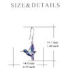 Hummingbird Earrings Bird Dangle 925 Sterling Silver Jewelry Gifts for Women