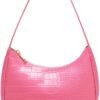 Shoulder Bags for Women, Cute Hobo Tote Handbag Mini Clutch Purse with Zipper Closure