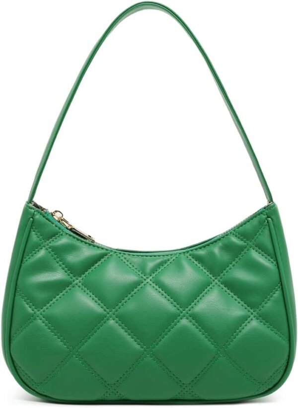 Shoulder Bags for Women, Cute Hobo Tote Handbag Mini Clutch Purse with Zipper Closure