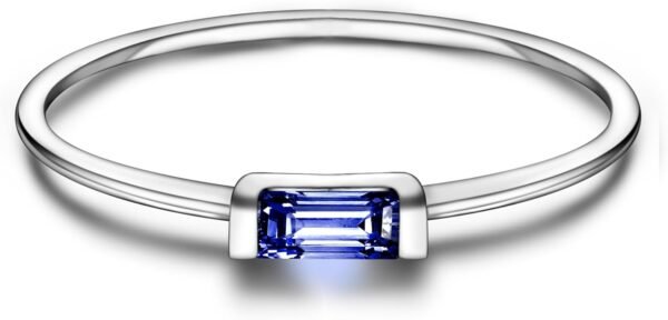 S925 Sterling Silver Birthstone Stackable Rings for Women Mother with Cubic zirconium Mom Ring Mother's Day Jewelry Gifts for Wife