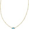 14k Gold-Plated Satellite Short Pendant Necklace, Fashion Jewelry for Women