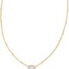 14k Gold-Plated Satellite Short Pendant Necklace, Fashion Jewelry for Women