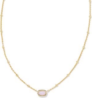 14k Gold-Plated Satellite Short Pendant Necklace, Fashion Jewelry for Women
