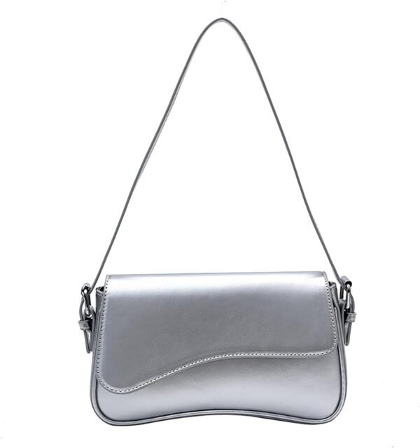 PU Leather Tote Bag for Women with 2 Removable Straps and Zipper Closure