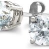 Certified Lab Grown Diamond Stud Earrings 1/2 to 3 cttw (F-G Color, VS2-SI1 Clarity) 14kt Yellow or White Gold