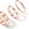18K Gold Plated 3 Rings Set | Gold Stacking Rings for Women | Stacking Ring Set