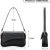 Shoulder Bag for Women Small Clutch Purses Cute Hobo Handbag Trendy Underarm Bag
