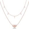 14K Gold Plated Layering Necklaces | Stylish Minimalist Design Pendant Necklaces | Bar, Circle, Lotus, Disc, Dog Tag, Horizontal Bar Pendants for Women