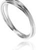 14K Plated Interlocked Rolling Anxiety Fidget Ring for Women and Men - Stacking Gold Ring