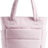 Tote Bag for Women, Lightweight Puffy Tote Bag with Compartments Shoulder Bag Handbag for Travel, Work, Gym