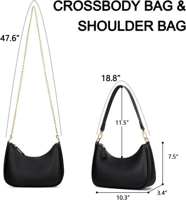 Shoulder Bag for Women Cute Hobo Purses and Handbags Retro Clutch Underarm Purse