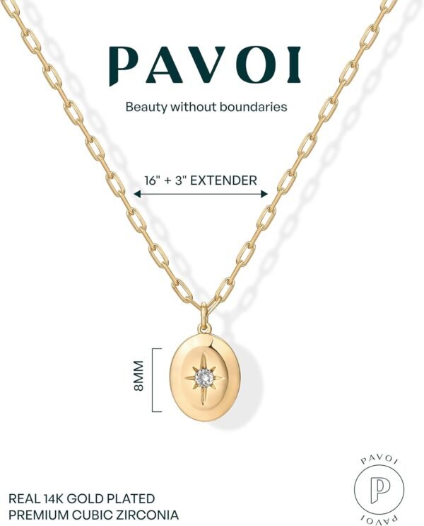 14K Gold Plated Engraved Coin Pendant Necklaces for Women | Byzantine Coin Pendants | Bohemian Necklace