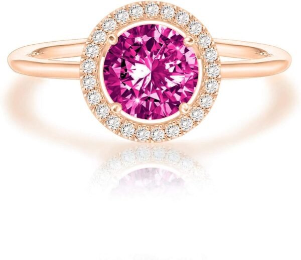 14K Gold Plated Crystal Birthstone Rings | Rings For Women