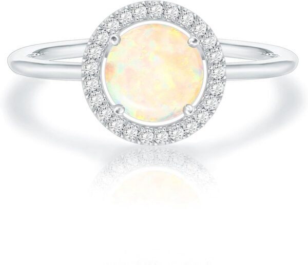 14K Gold Plated Crystal Birthstone Rings | Rings For Women