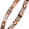 Copper Bracelets for Women, 99.99% Pure Copper Magnetic Bracelets with Effective Neodymium Magnets, Adjustable Jewelry Gift with Sizing Tool