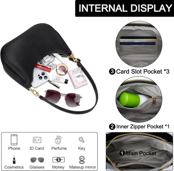 Shoulder Bag for Women Cute Hobo Purses and Handbags Retro Clutch Underarm Purse